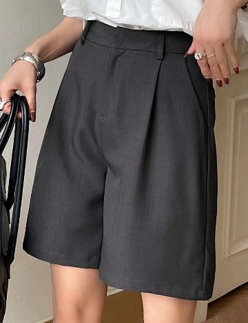 Pantaloni scurți Shein, gri