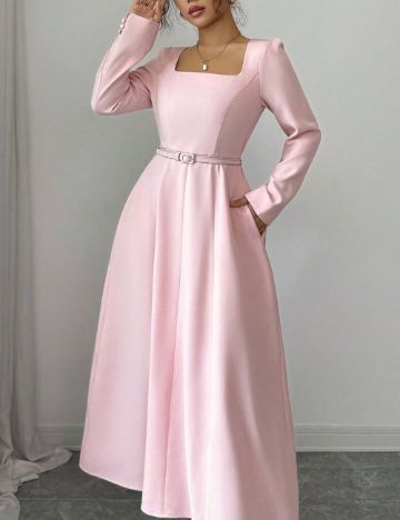 Rochie maxi Shein, roz