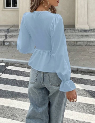 Cămașă Shein, albastru