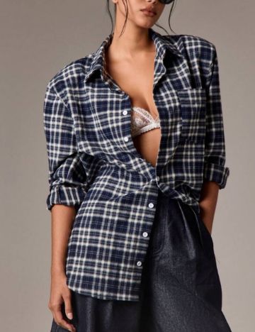 Cămașă Shein, albastru