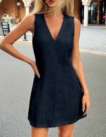 Rochie de blugi Shein Forever 21, albastru