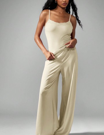 Compleu pijamale Shein Missguided, bej