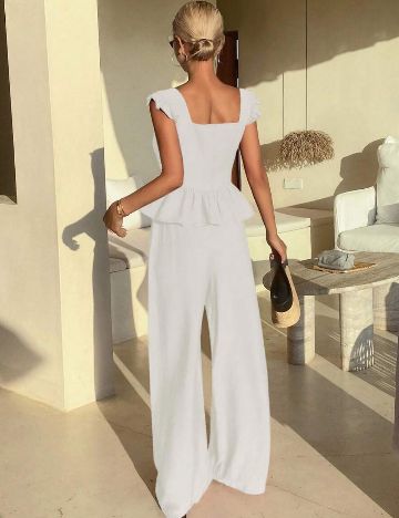 Compleu Shein DAZY, alb