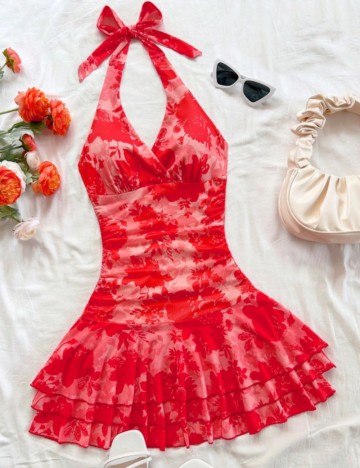 Rochie mini Shein, mix culori