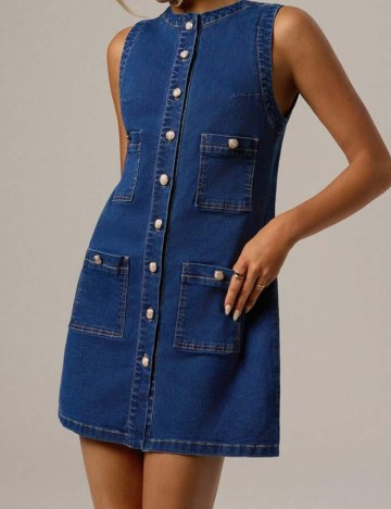 Rochie de blugi Shein, albastru