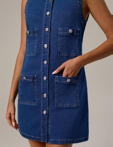 Rochie de blugi Shein, albastru