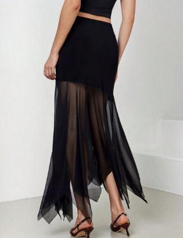 Fustă maxi Shein, negru