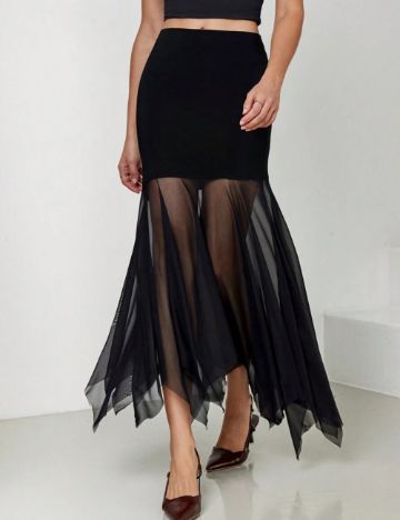 Fustă maxi Shein, negru