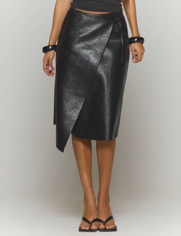 Fustă midi Shein MUSERA, negru