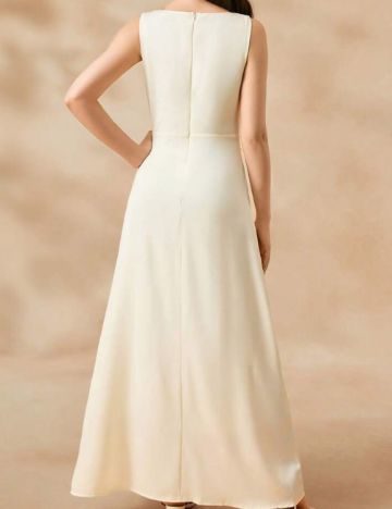 Rochie maxi Shein, crem