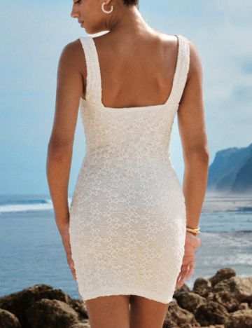 Rochie mini Shein, crem