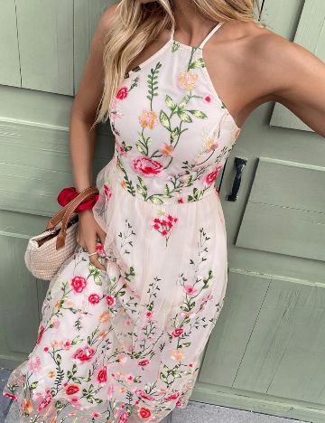 Rochie maxi Shein, mix culori