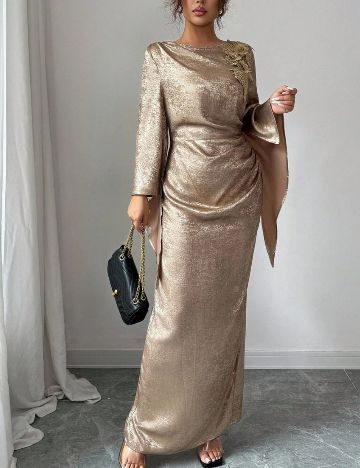 Rochie maxi Shein, auriu