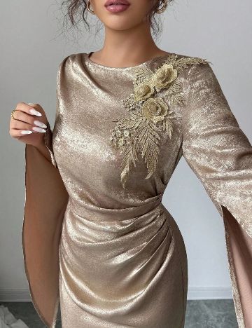 Rochie maxi Shein, auriu