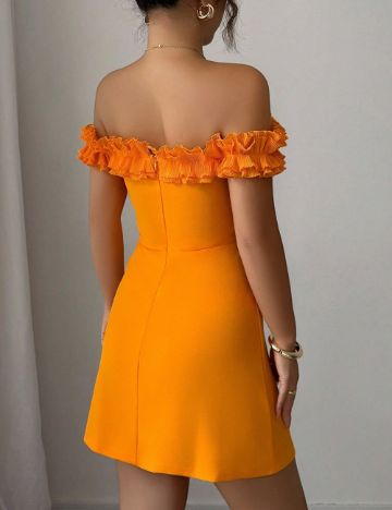 Rochie mini Shein, portocaliu