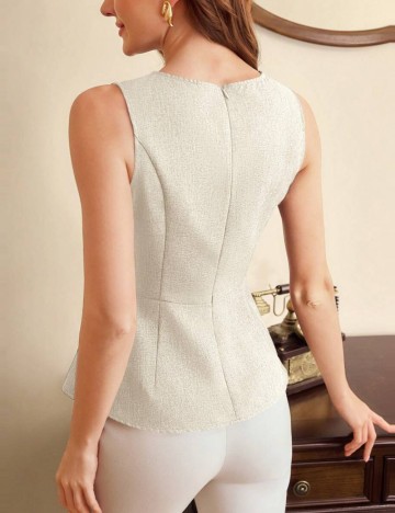 Cămașă Shein, crem