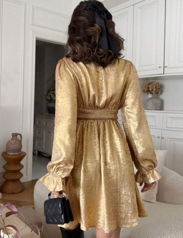 Rochie mini Shein, auriu