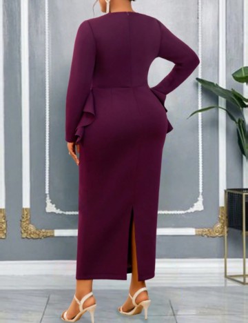 Rochie maxi Shein, vișiniu