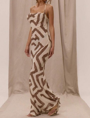 Rochie maxi Shein, mix culori