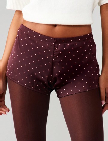 Pantaloni scurți Shein Missguided, vișiniu