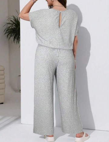 Salopetă lungă Shein Curve+, gri