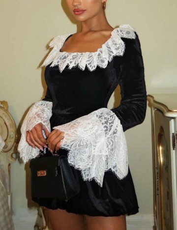 Salopetă scurtă Shein, negru