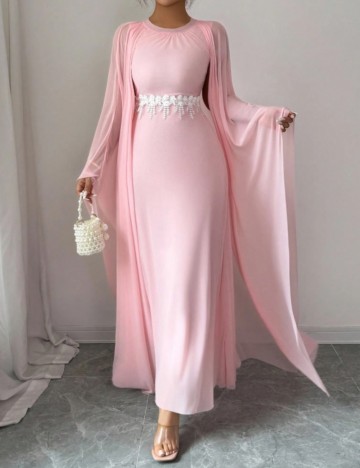 Rochie maxi Shein, roz