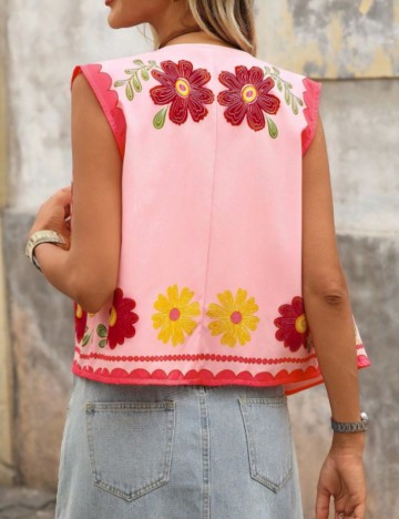 Vestă Shein, mix culori