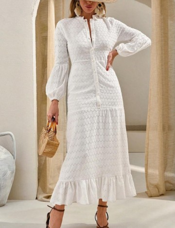 Rochie maxi Shein, alb