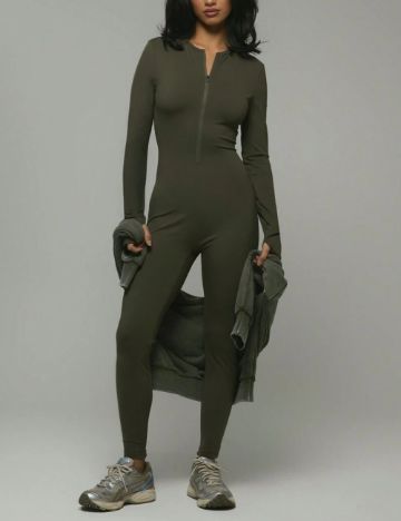 Salopetă lungă Shein, kaki