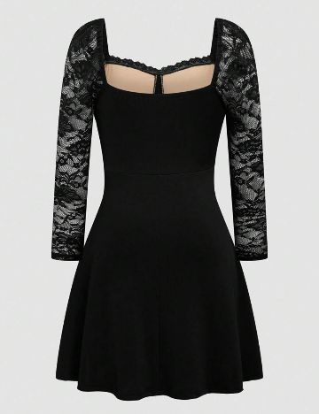 Rochie mini Shein Curve+, negru