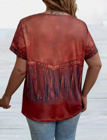 Tricou Shein Curve+, mix culori