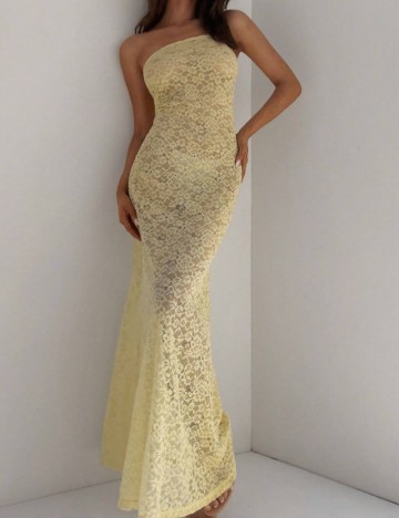 Rochie maxi Shein, galben