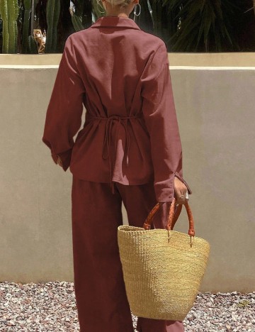 Compleu Shein, vișiniu