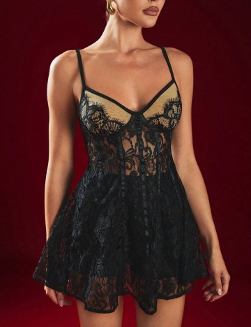 Rochie De Noapte Shein, negru