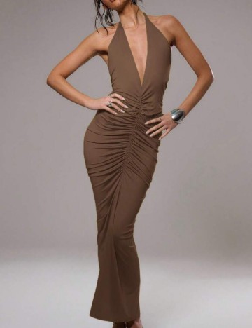 Rochie midi Shein, maro