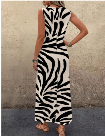 Rochie maxi Shein Curve+, mix culori