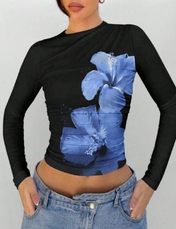 Bluză Shein, mix culori