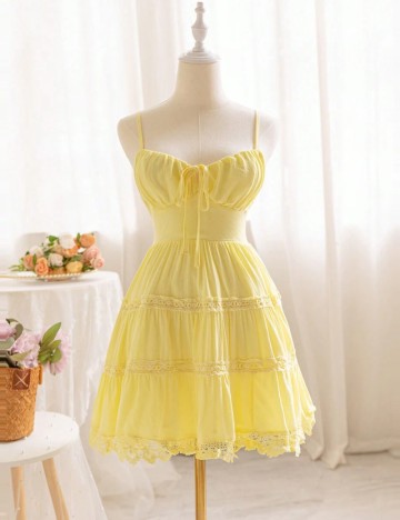 Rochie mini Shein, galben