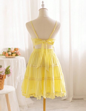 Rochie mini Shein, galben