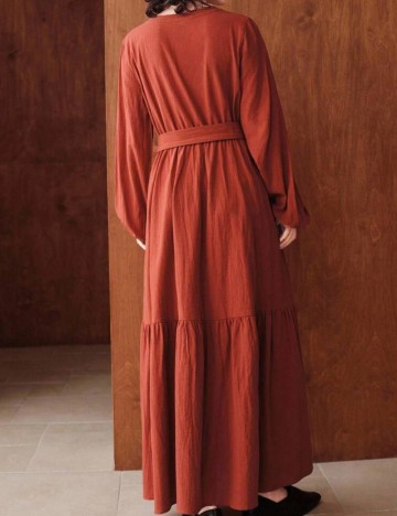 Rochie maxi Shein, cărămiziu