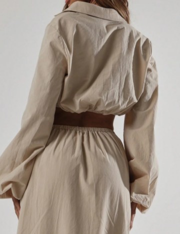 Cămașă Shein MUSERA, crem