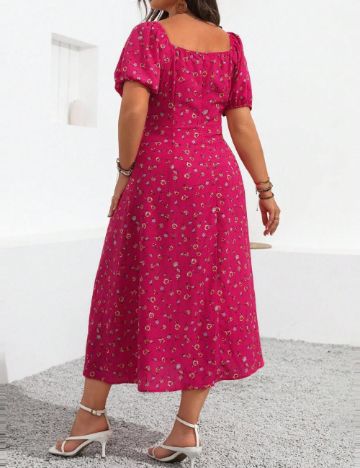 Rochie midi Shein, roz