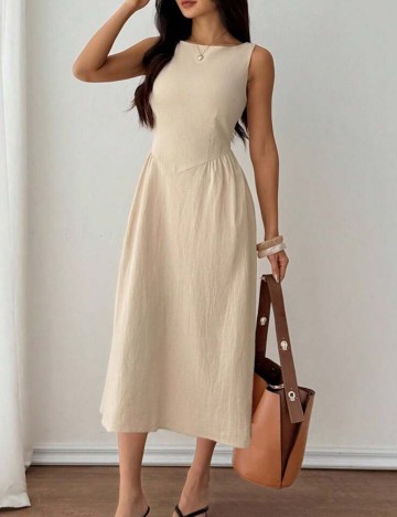 Rochie midi Shein, bej