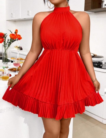 Rochie mini Shein Curve+, portocaliu