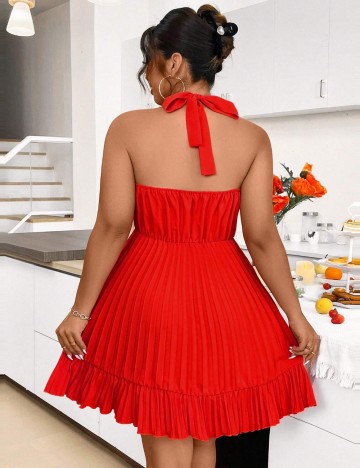 Rochie mini Shein Curve+, portocaliu