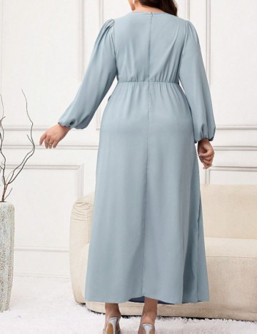 Rochie maxi Shein Curve+, albastru