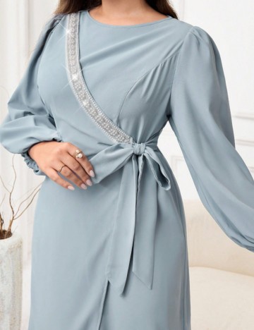 Rochie maxi Shein Curve+, albastru