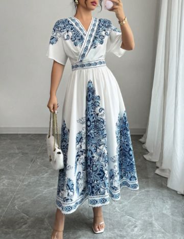 Rochie maxi Shein, mix culori