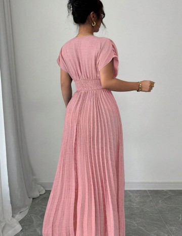 Rochie midi Shein Curve+, roz